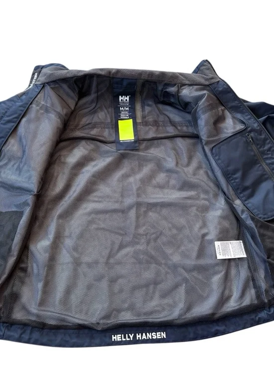 Helly Hansen Crew Midlayer Sailing Jacket Men Medium Navy Full Zip EUC - Picture 5 of 6